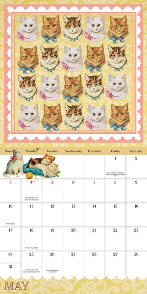 Produktbild: Cynthia Hart's Victoriana Cats Mini Wall Calendar 2026