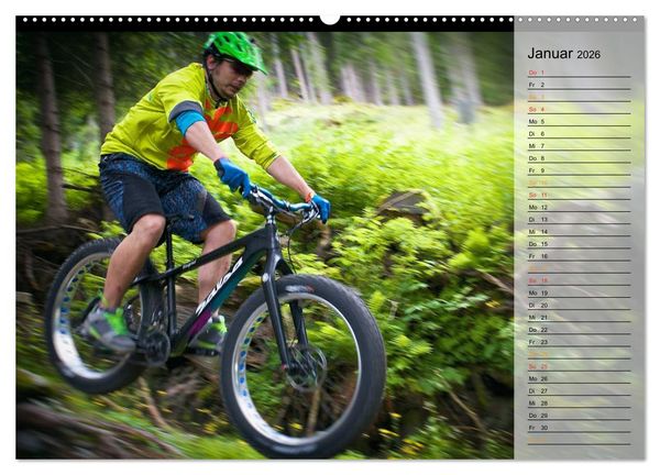 Produktbild: Downhill Moments (hochwertiger Premium Wandkalender 2026 DIN A2 quer), Kunstdruck in Hochglanz