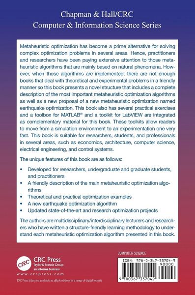 Produktbild: A Practical Approach to Metaheuristics using LabVIEW and MATLAB&reg;