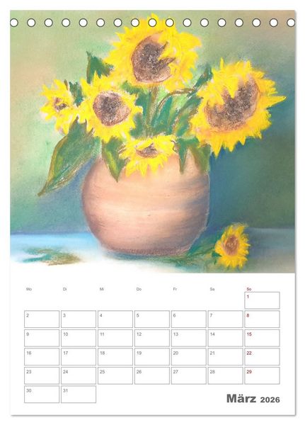 Produktbild: Oase der Stille - Ruhe finden in malerischen Stillleben (Tischkalender 2026 DIN A5 hoch), CALVENDO Monatskalender