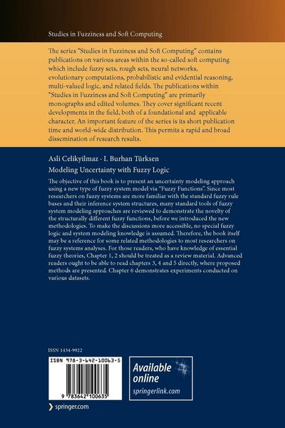 Produktbild: Modeling Uncertainty with Fuzzy Logic