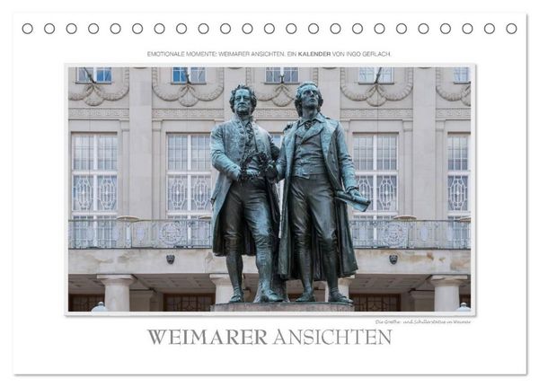 Produktbild: Emotionale Momente: Weimarer Ansichten. (Tischkalender 2027 DIN A5 quer), CALVENDO Monatskalender