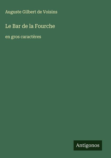 Produktbild: Le Bar de la Fourche