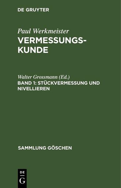 Produktbild: St&uuml;ckvermessung und Nivellieren