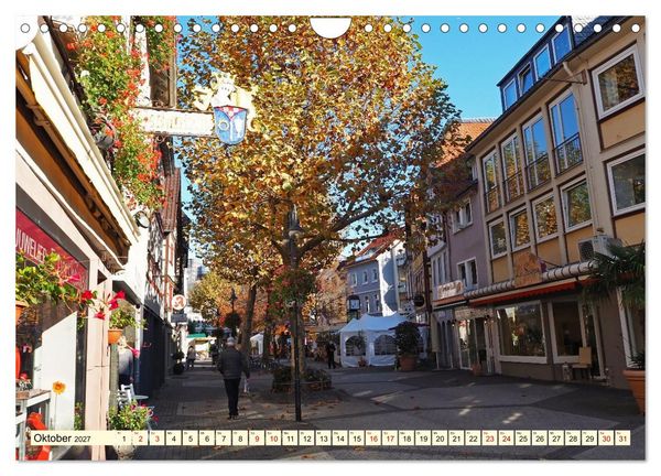 Produktbild: Bensheim an der Bergstra&szlig;e Mandelbl&uuml;te, Wein und Fachwerk (Wandkalender 2027 DIN A4 quer), CALVENDO Monatskalender