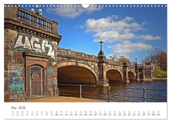 Produktbild: Alsteransichten in Hamburg (Wandkalender 2026 DIN A3 quer), CALVENDO Monatskalender