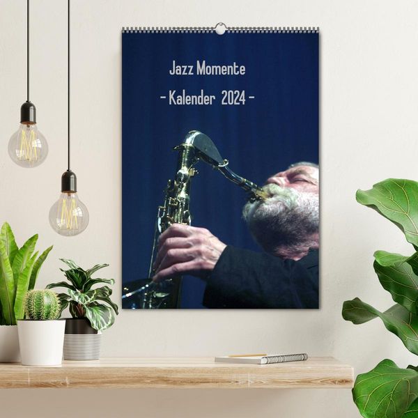 'Jazz Momente - Kalender 2024 - (Wandkalender 2024 DIN A2 hoch 