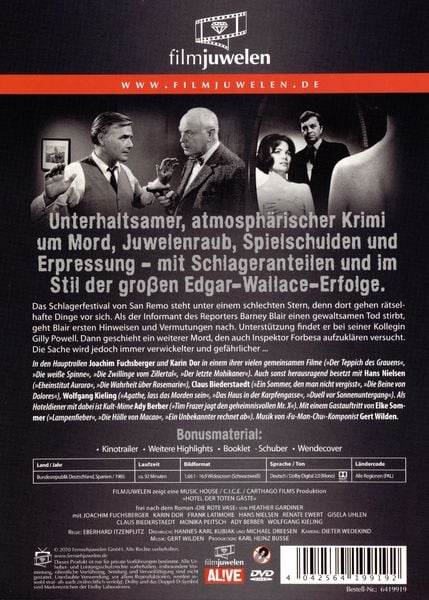 Produktbild: Hotel der toten G&auml;ste (Filmjuwelen)