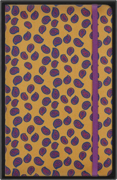 Produktbild: Moleskine Silk Notizbuch large/A5, liniert, fester Einband, gelb