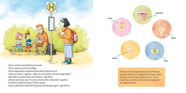 Produktbild: LESEMAUS 168: Unsere K&ouml;rper &ndash; Sehen, H&ouml;ren, Riechen