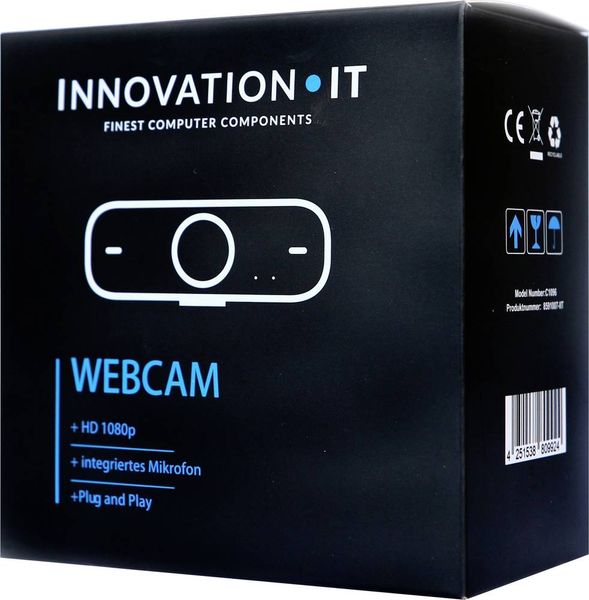 Innovation IT C1096 HD Full HD-Webcam 1920 x 1080 Pixel