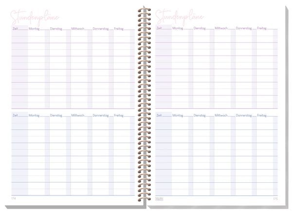 Produktbild: H&auml;fft College-Timer - Sch&uuml;lerkalender A5 26/27