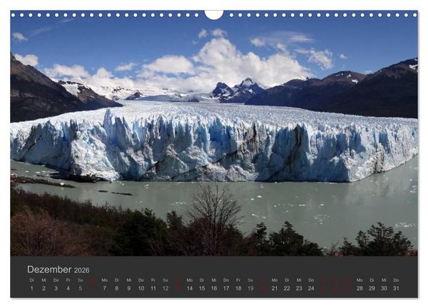 Produktbild: Von Iguaz&uacute; bis Ushuaia - vom Regenwald bis Feuerland (Wandkalender 2026 DIN A3 quer), CALVENDO Monatskalender