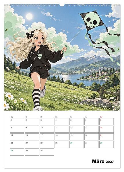 Produktbild: Kim, eben anders normal (Wandkalender 2027 DIN A2 hoch), CALVENDO Monatskalender