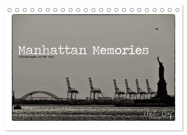 Produktbild: Manhattan Memories - Erinnerungen an New York (Tischkalender 2027 DIN A5 quer), CALVENDO Monatskalender