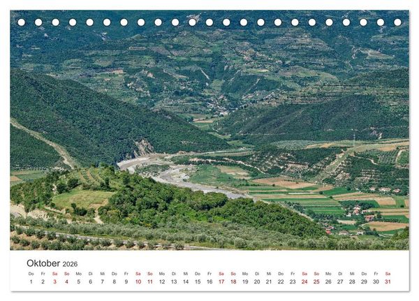 Produktbild: Albanien. Eine Entdeckungsreise. (Tischkalender 2026 DIN A5 quer), CALVENDO Monatskalender