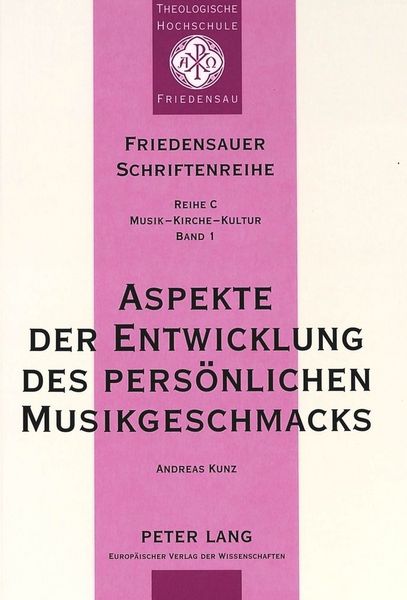 Produktbild: Aspekte der Entwicklung des pers&ouml;nlichen Musikgeschmacks