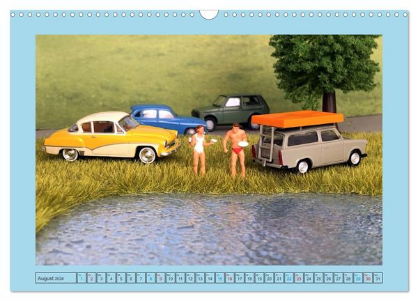 Produktbild: DDR Modellautos im Fokus (Wandkalender 2026 DIN A3 quer), CALVENDO Monatskalender