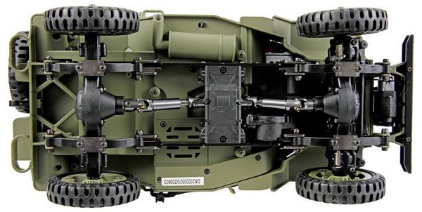 Produktbild: Amewi Jeep Willys MB Scale Crawler Brushed 1:14 RC Modellauto Elektro Crawler Allradantrieb (4WD)