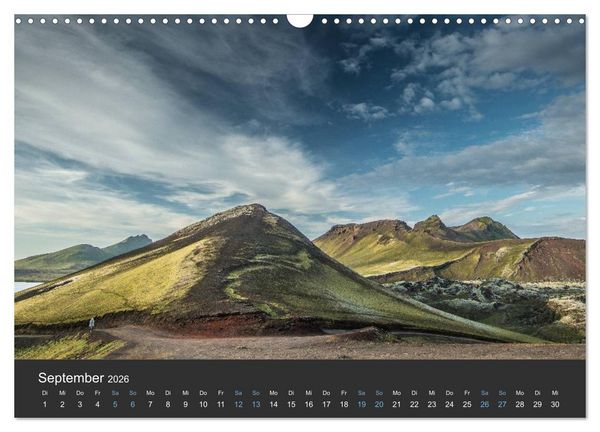Produktbild: Island (Wandkalender 2026 DIN A3 quer), CALVENDO Monatskalender