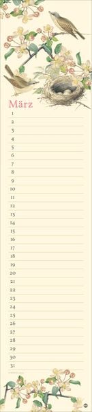 Produktbild: Edith Holden: Geburtstagskalender Langplaner