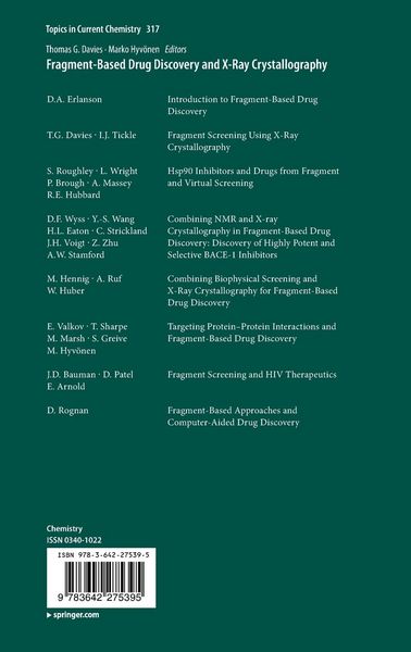 Produktbild: Fragment-Based Drug Discovery and X-Ray Crystallography