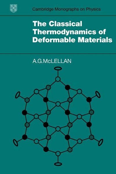 Produktbild: The Classical Thermodynamics of Deformable Materials