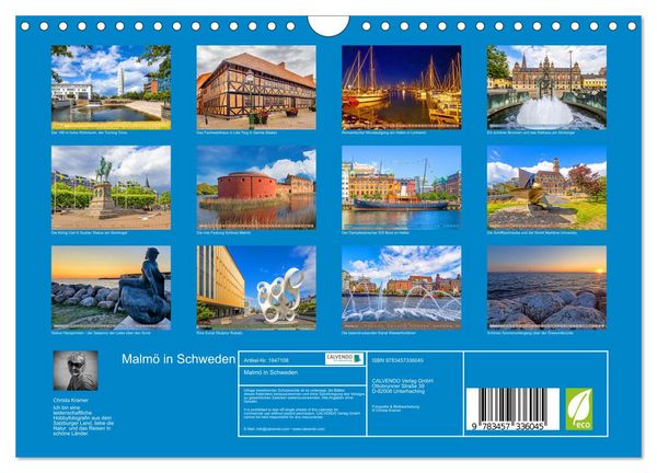 Produktbild: Malm&ouml; in Schweden (Wandkalender 2026 DIN A4 quer), CALVENDO Monatskalender