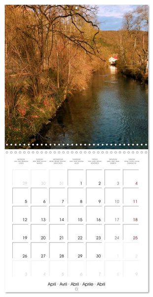 Produktbild: South Germany- Visiting the beautiful village Blaubeuren in the Swabian Alps (Wall Calendar 2027 12 &times; 12 Inch) CALVENDO 12 Month Wall Calendar