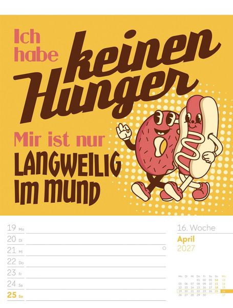 Produktbild: Klartext Spr&uuml;chekalender Wochenplaner 2027