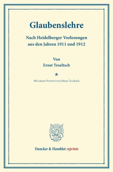 Produktbild: Glaubenslehre.