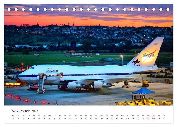Produktbild: Besondere Flugzeugtypen (Tischkalender 2027 DIN A5 quer), CALVENDO Monatskalender