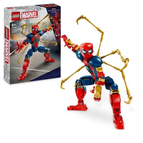 LEGO Marvel 76298 Iron Spider-Man Baufigur, Superhelden-Actionfigur