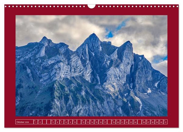 Produktbild: Gr&uuml;ezi in den Schweizer Bergen (Wandkalender 2026 DIN A3 quer), CALVENDO Monatskalender