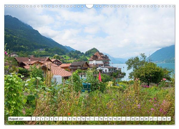 Produktbild: Faszination Berner Oberland - Thuner- und Brienzersee (Wandkalender 2027 DIN A3 quer), CALVENDO Monatskalender