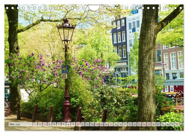 Produktbild: Amsterdam (Wandkalender 2026 DIN A4 quer), CALVENDO Monatskalender