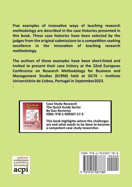 Produktbild: Innovation in Teaching of Research Methodology Excellence Awards 2023