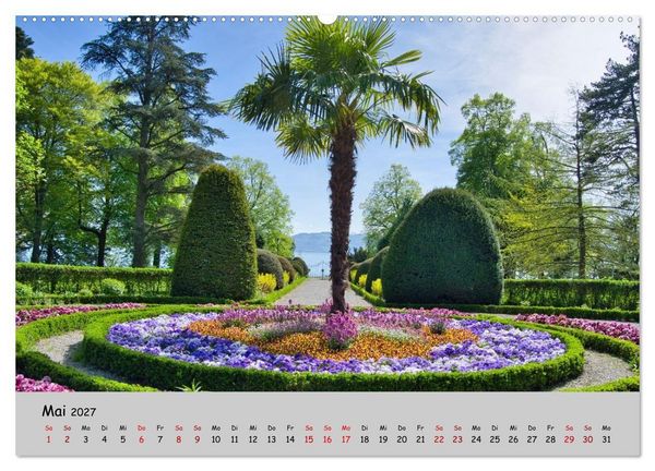Produktbild: Lindau am Bodensee - Zwischen Himmel und See (hochwertiger Premium Wandkalender 2027 DIN A2 quer), Kunstdruck in Hochglanz