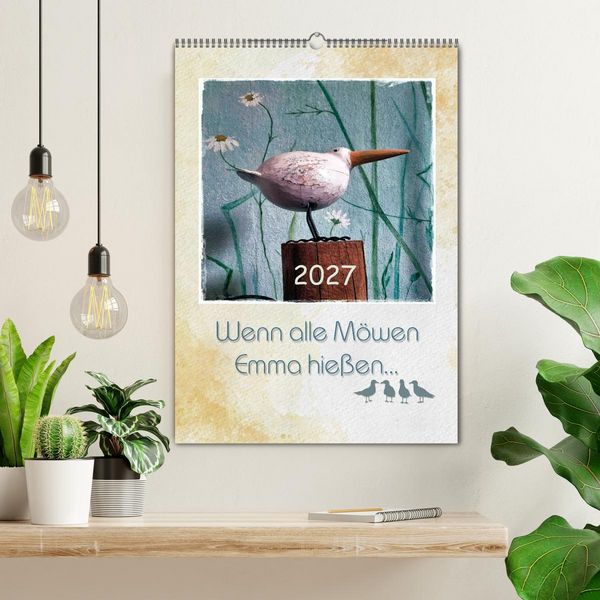 Produktbild: Wenn alle M&ouml;wen Emma hie&szlig;en... (Wandkalender 2027 DIN A2 hoch), CALVENDO Monatskalender