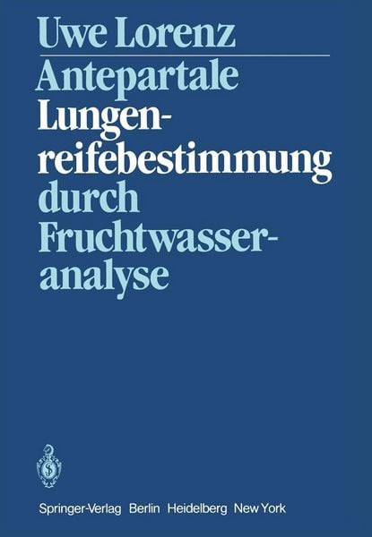 Produktbild: Antepartale Lungenreifebestimmung durch Fruchtwasseranalyse