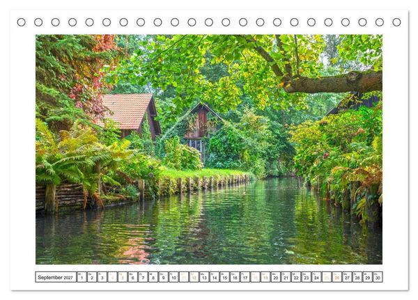 Produktbild: Spreewald Natur und Kulturlandschaft (Tischkalender 2027 DIN A5 quer), CALVENDO Monatskalender