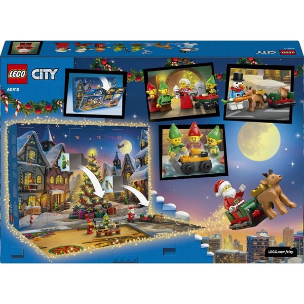 Produktbild: LEGO City Adventskalender 2026 Werkstatt des Weihnachtsmanns 60510