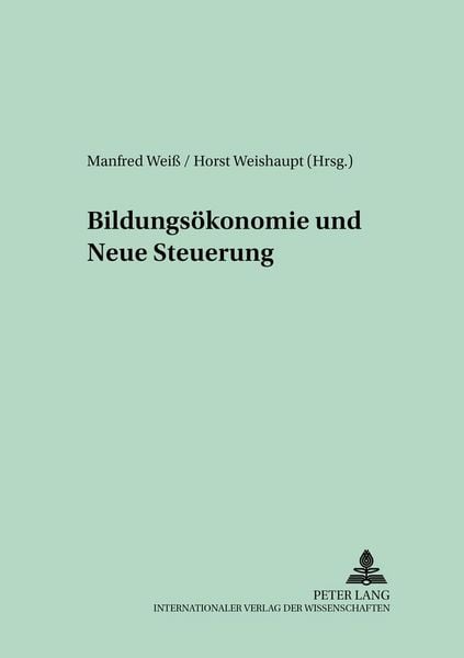 Produktbild: Bildungs&ouml;konomie und Neue Steuerung