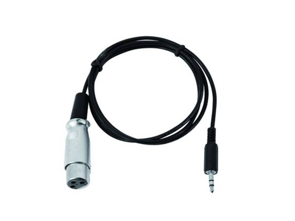 Eurolite DMX-Adapter OUT DMX Adapter [1x Klinkenstecker 3.5mm - 1x XLR-Buchse] 1.00m