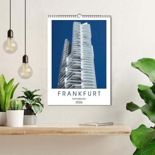 Produktbild: Frankfurt Turmvisionen (Wandkalender 2026 DIN A3 hoch), CALVENDO Monatskalender