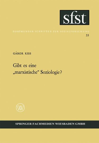 Produktbild: Gibt es eine &bdquo;marxistische&ldquo; Soziologie?