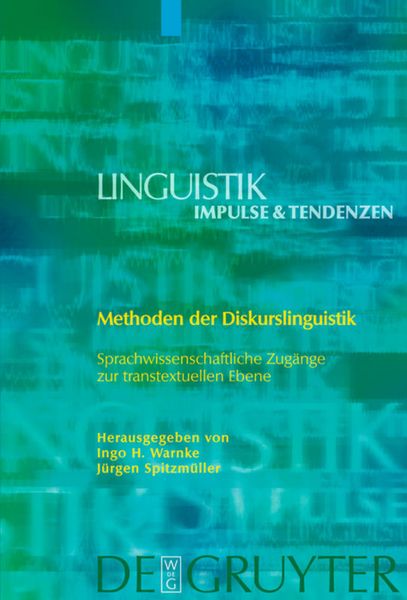 Produktbild: Methoden der Diskurslinguistik