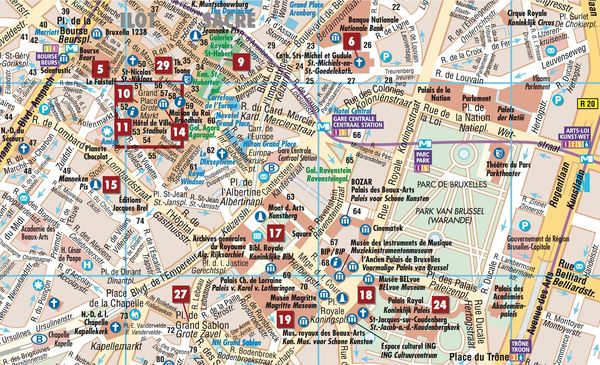 Produktbild: Brussels, Br&uuml;ssel, Borch Map