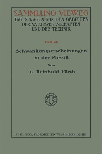 Produktbild: Schwankungserscheinungen in der Physik