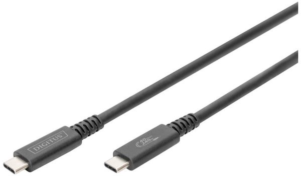 Digitus USB-Kabel USB 3.2 Gen2 (USB 3.1 Gen2), USB 3.2 Gen2x2, USB 3.2 Gen1 (USB 3.0 / USB 3.1 Gen1) USB-C®, USB-C® Stec